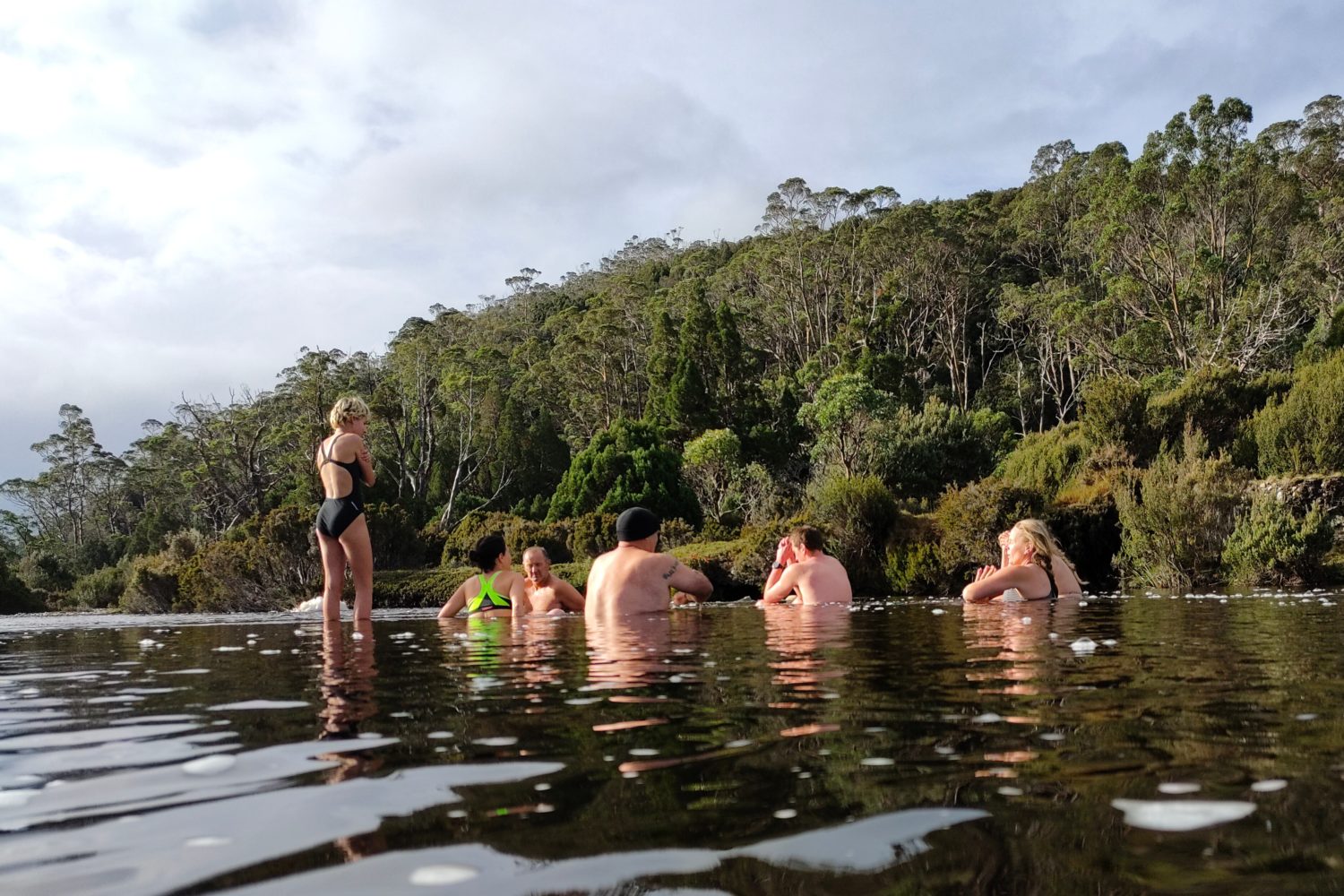 Cold Water Immersion at Cradle Mountain National Park