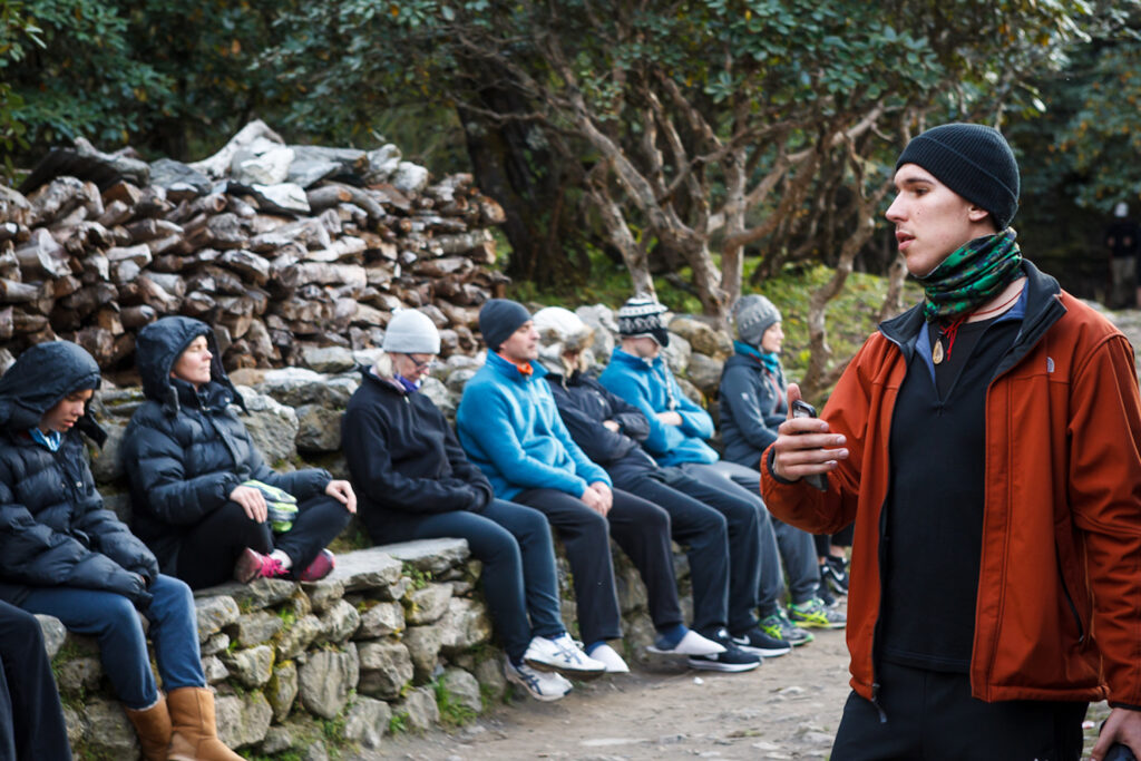 mindfulness on the way to everest base camp