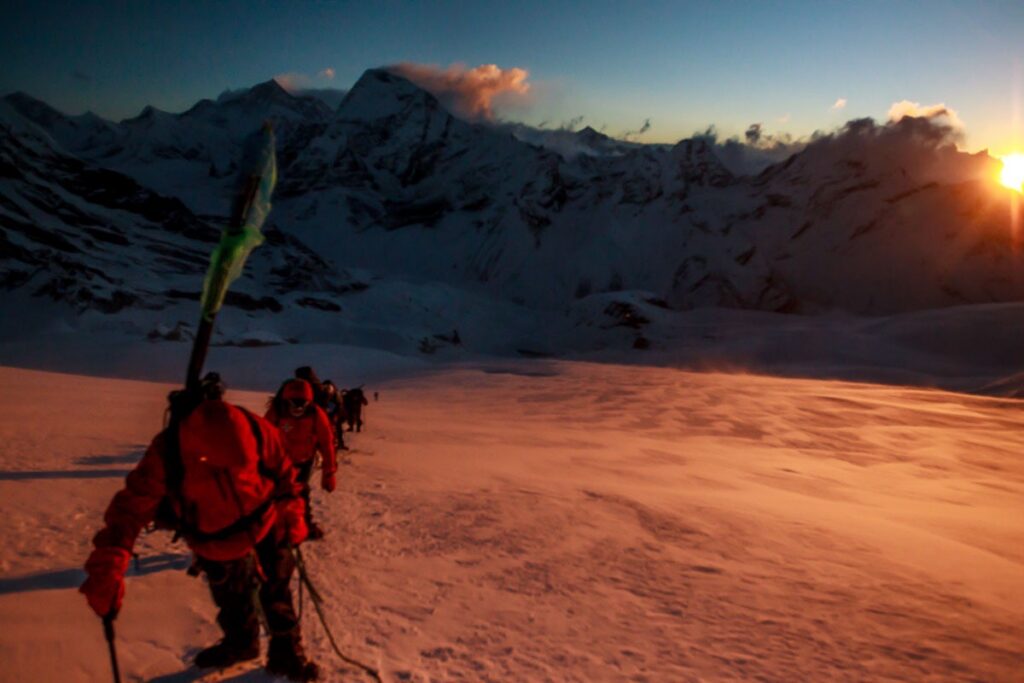 resilience training in the mountains